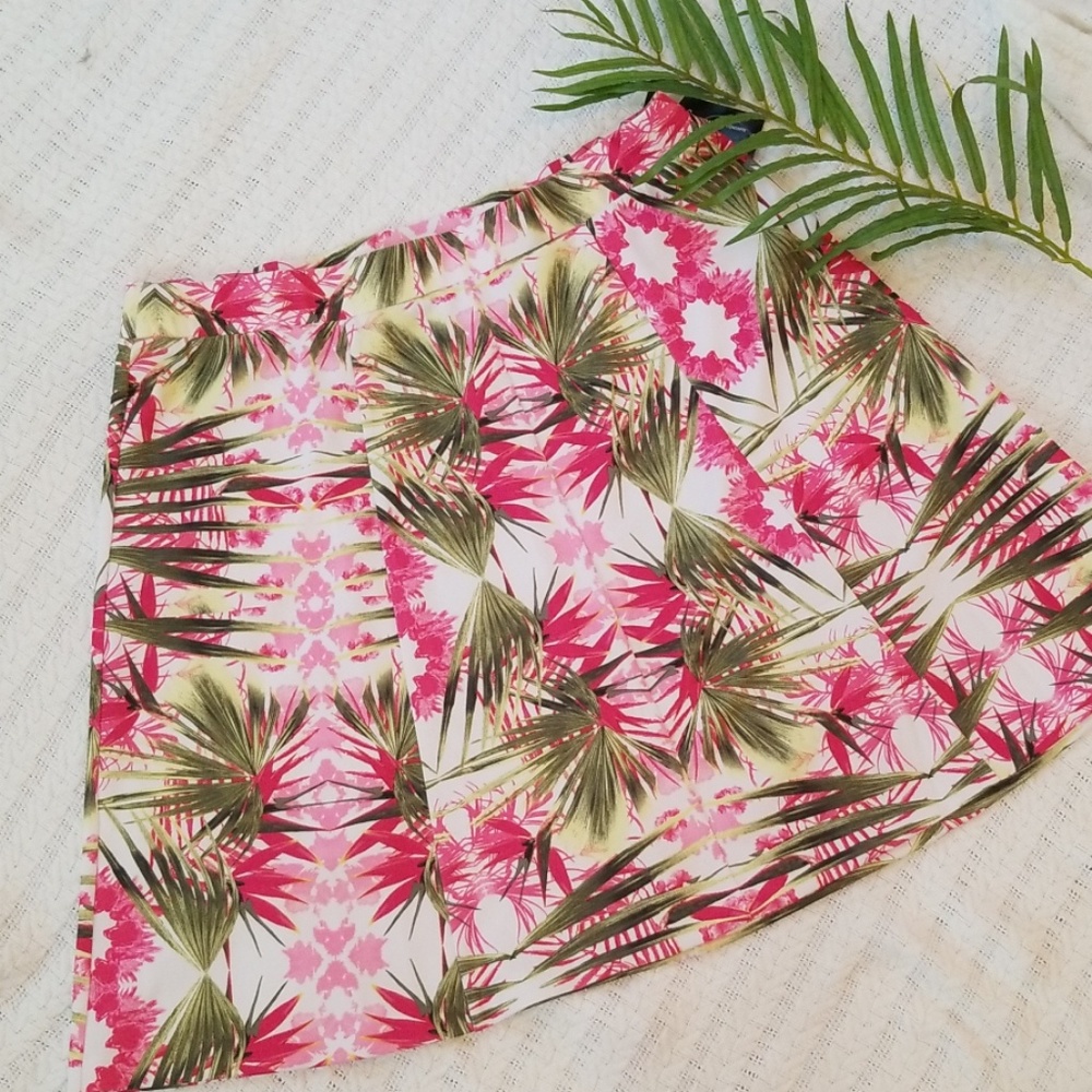NWT Hawaiian patterned scuba skirt, 0X